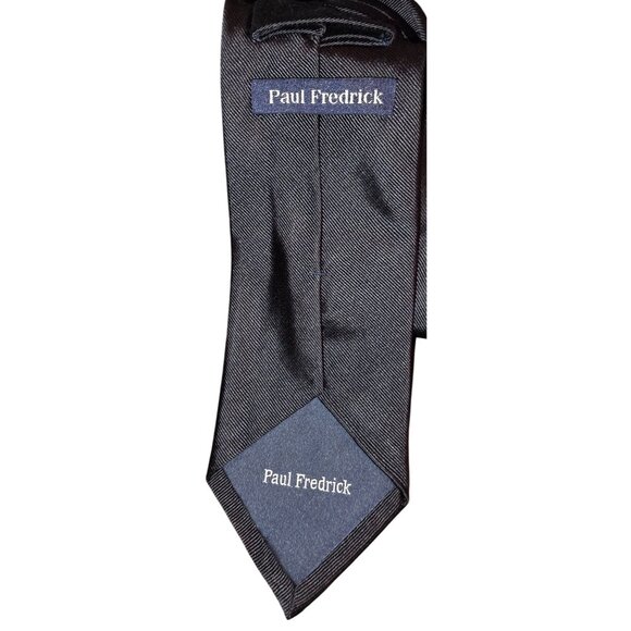 3 Ties JOS Banks Signature Collection & Paul Fredrick Silk 2 Striped 1 Solid - Picture 3 of 7